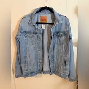 Levi's Girl’s Classic Blue Jean Jacket, Size XL